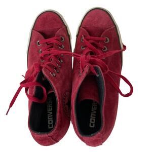 Converse Suede Wedge Shoes Women size 9 All Star Chuck Taylor Lux Sneakers
